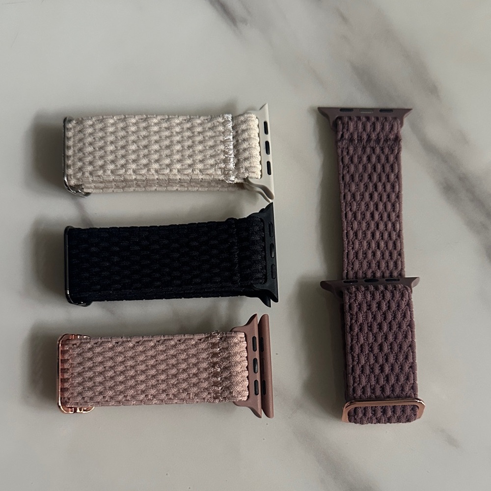 NEW** Set of 4 Apple Woven Watch Bands